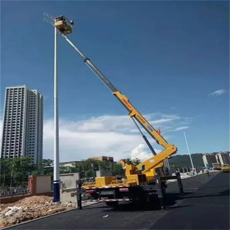 长阳维修路灯的曲臂升降车出租