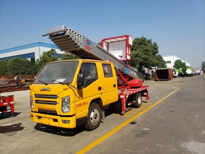 长阳附近云梯车出租 砂石搬运